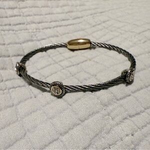 Silver and gold Bangle